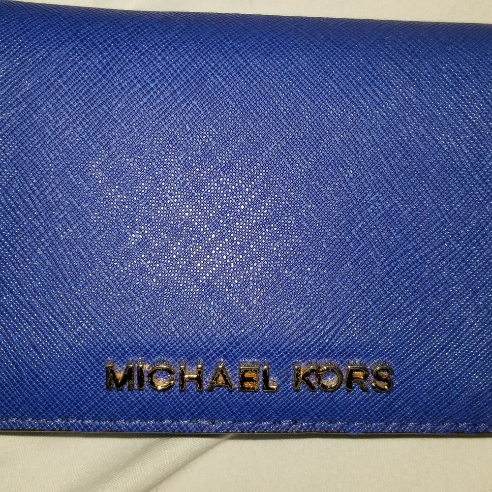 Michael kors Royal Blue wallet 5x4
